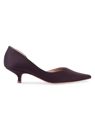 Aera Women's Ariana 45MM Satin Kitten-Heel Pumps | Thumbnail 1 Aera Women's Ariana 45MM Satin Kitten-Heel Pumps | Thumbnail 1