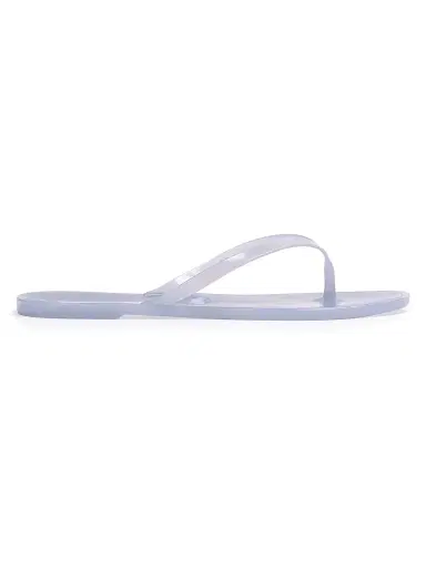 Black Suede Studio Women's Crystal PVC Flip Flops - Baby Blue Pvc | Thumbnail 1 Black Suede Studio Women's Crystal PVC Flip Flops - Baby Blue Pvc | Thumbnail 1