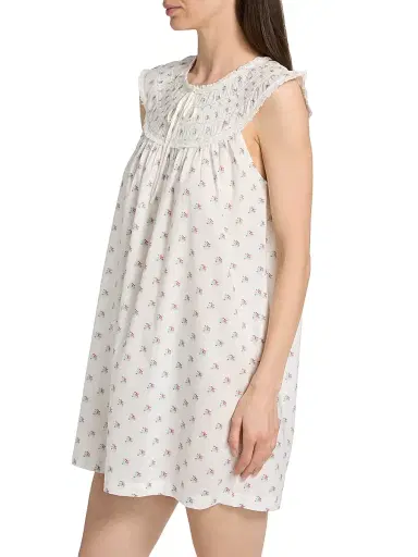 DÔEN Women's Verity Cotton Minidress - Petit Posy Calico | Thumbnail 4 DÔEN Women's Verity Cotton Minidress - Petit Posy Calico | Thumbnail 4