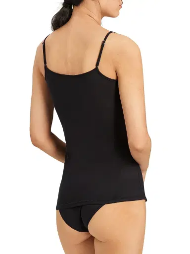 Hanro Women's Ultralight Cotton Camisole - Black | Thumbnail 3 Hanro Women's Ultralight Cotton Camisole - Black | Thumbnail 3