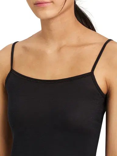 Hanro Women's Ultralight Cotton Camisole - Black | Thumbnail 4 Hanro Women's Ultralight Cotton Camisole - Black | Thumbnail 4