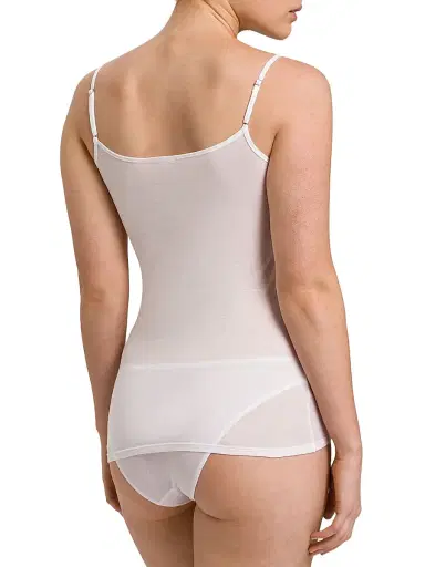 Hanro Women's Ultralight Cotton Camisole - White - Size Large | Thumbnail 3 Hanro Women's Ultralight Cotton Camisole - White - Size Large | Thumbnail 3