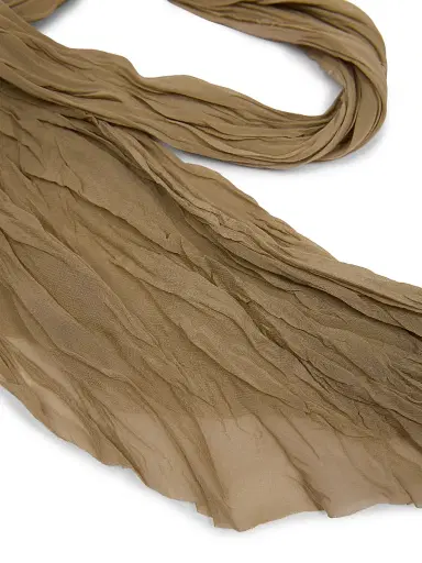 AMI PARIS Men's Crumpled Gavroche Scarf | Thumbnail 2 AMI PARIS Men's Crumpled Gavroche Scarf | Thumbnail 2
