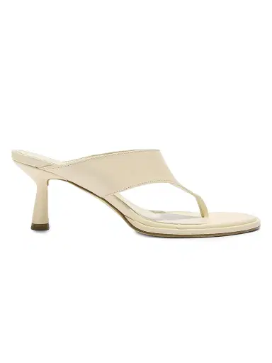 Aeyde Women's Olenna Leather Thong Sandals - Creamy | Thumbnail 1 Aeyde Women's Olenna Leather Thong Sandals - Creamy | Thumbnail 1