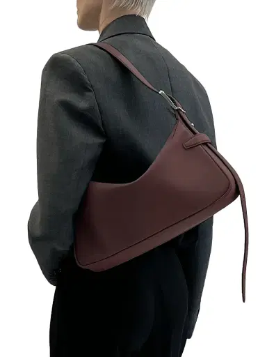 BONASTRE Men's Rider Leather Bag - Wine | Thumbnail 2 BONASTRE Men's Rider Leather Bag - Wine | Thumbnail 2