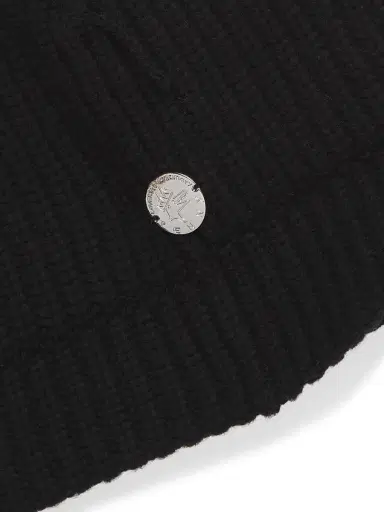 Charles Jeffrey Loverboy Men's Chunky Ears Wool Beanie - Black | Thumbnail 3 Charles Jeffrey Loverboy Men's Chunky Ears Wool Beanie - Black | Thumbnail 3