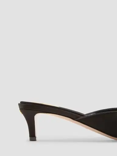 Valentino Garavani Women's Yolande 45MM Satin Mules | Thumbnail 6 Valentino Garavani Women's Yolande 45MM Satin Mules | Thumbnail 6