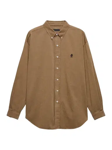 Prada Men's Cotton Shirt - Brown - Size Large | Thumbnail 1 Prada Men's Cotton Shirt - Brown - Size Large | Thumbnail 1