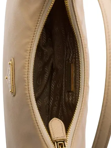 Prada Women's Re-Edition 2005 Re-Nylon Mini Shoulder Bag - Brown | Thumbnail 4 Prada Women's Re-Edition 2005 Re-Nylon Mini Shoulder Bag - Brown | Thumbnail 4