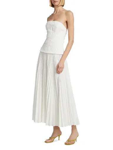 Acler Women's Bristol Strapless Midi-Dress - | Thumbnail 4 Acler Women's Bristol Strapless Midi-Dress - | Thumbnail 4
