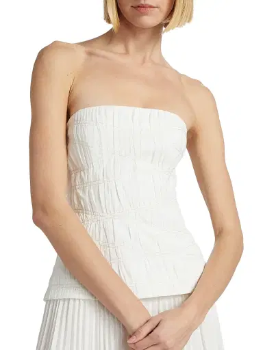 Acler Women's Bristol Strapless Midi-Dress - | Thumbnail 6 Acler Women's Bristol Strapless Midi-Dress - | Thumbnail 6