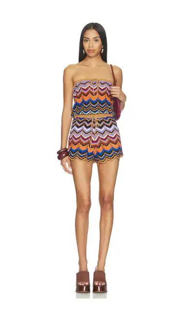 FAITHFULL Azul Playsuit | Thumbnail 1 FAITHFULL Azul Playsuit | Thumbnail 1