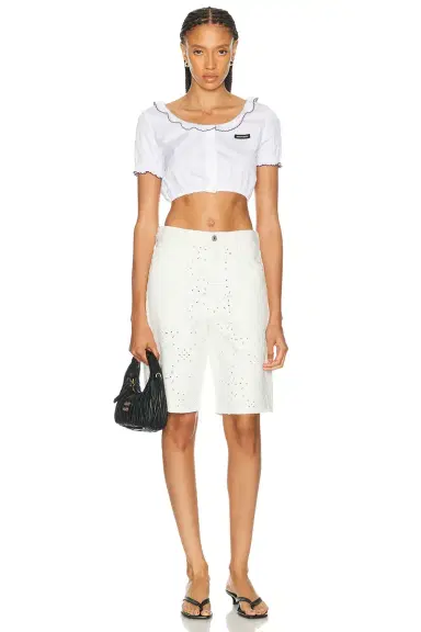Citizens of Humanity Court Denim Shorts | Thumbnail 7 Citizens of Humanity Court Denim Shorts | Thumbnail 7