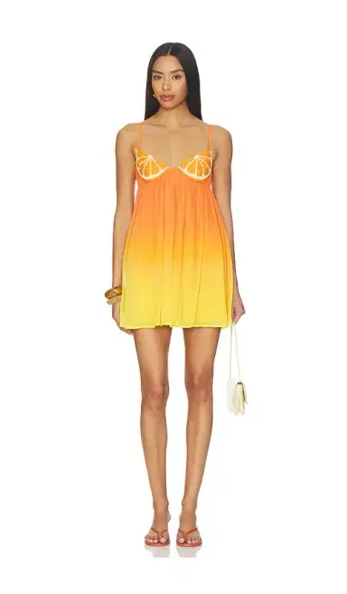 Leslie Amon Citrus Sequin Mini Dress | Thumbnail 1 Leslie Amon Citrus Sequin Mini Dress | Thumbnail 1