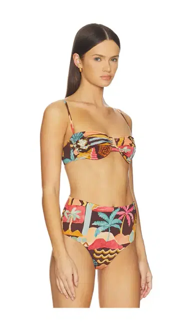 MINKPINK Isola Gathered Bikini Top | Thumbnail 2 MINKPINK Isola Gathered Bikini Top | Thumbnail 2