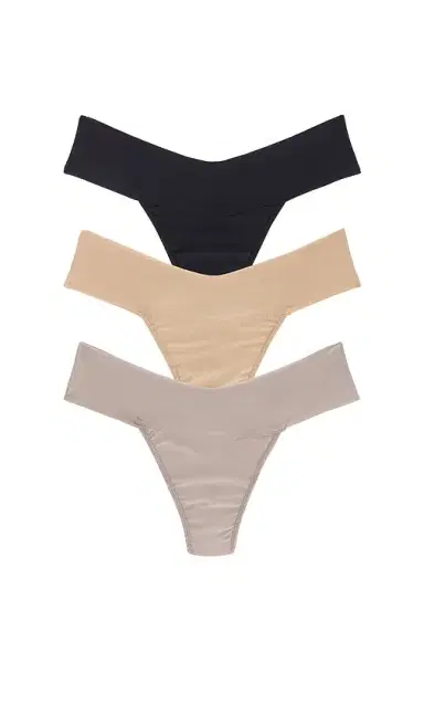 Hanky Panky Breathe Natural Rise Thong 3 Packs | Thumbnail 1 Hanky Panky Breathe Natural Rise Thong 3 Packs | Thumbnail 1