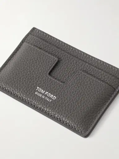 Tom Ford Full-Grain Leather Cardholder - Men | Thumbnail 3 Tom Ford Full-Grain Leather Cardholder - Men | Thumbnail 3