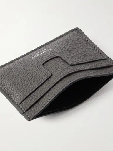 Tom Ford Full-Grain Leather Cardholder - Men | Thumbnail 4 Tom Ford Full-Grain Leather Cardholder - Men | Thumbnail 4