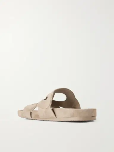 Loewe Paula's Ibiza Ease Monogram Suede Slides - Men | Thumbnail 3 Loewe Paula's Ibiza Ease Monogram Suede Slides - Men | Thumbnail 3