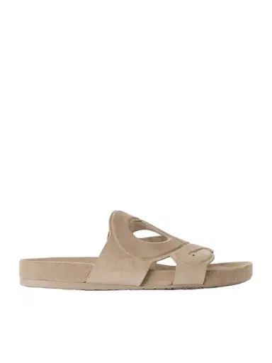 Loewe Paula's Ibiza Ease Monogram Suede Slides - Men | Thumbnail 1 Loewe Paula's Ibiza Ease Monogram Suede Slides - Men | Thumbnail 1