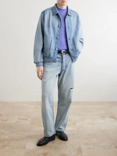 Auralee Wide-Leg Jeans - Men | Thumbnail 2 Auralee Wide-Leg Jeans - Men | Thumbnail 2