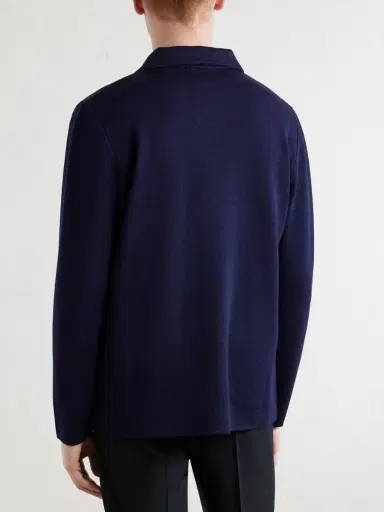 Lardini Virgin Wool Cardigan - Men | Thumbnail 4 Lardini Virgin Wool Cardigan - Men | Thumbnail 4