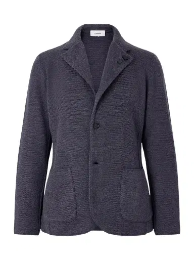 Lardini Knitted Virgin Wool Blazer - Men | Thumbnail 1 Lardini Knitted Virgin Wool Blazer - Men | Thumbnail 1