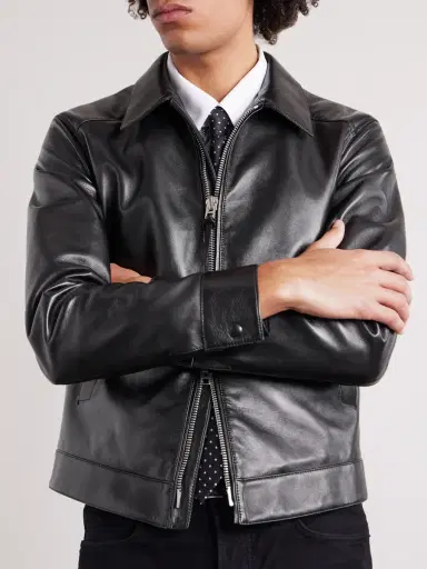 Tom Ford Slim-Fit Leather Jacket - Men | Thumbnail 5 Tom Ford Slim-Fit Leather Jacket - Men | Thumbnail 5