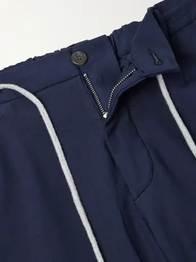 ELEVENTY Straight-Leg Cotton-Blend Trousers - Men | Thumbnail 6 ELEVENTY Straight-Leg Cotton-Blend Trousers - Men | Thumbnail 6