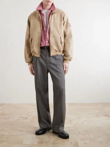 Cherry Los Angeles Logo-Embroidered Cotton-Twill Bomber Jacket - Men | Thumbnail 2 Cherry Los Angeles Logo-Embroidered Cotton-Twill Bomber Jacket - Men | Thumbnail 2