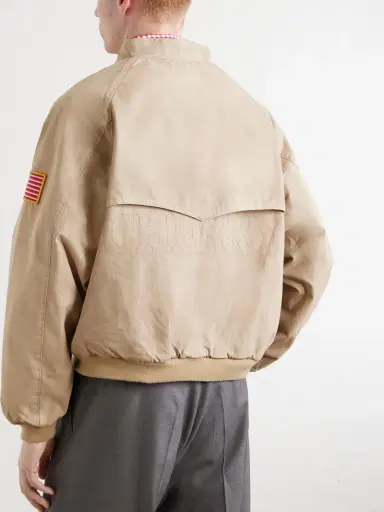 Cherry Los Angeles Logo-Embroidered Cotton-Twill Bomber Jacket - Men | Thumbnail 4 Cherry Los Angeles Logo-Embroidered Cotton-Twill Bomber Jacket - Men | Thumbnail 4