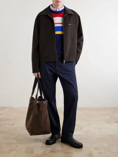 NN07 Grip Tote 90025 Suede Tote Bag - Men | Thumbnail 2 NN07 Grip Tote 90025 Suede Tote Bag - Men | Thumbnail 2
