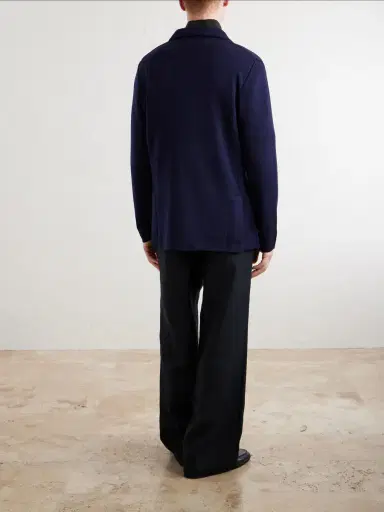 Lardini Knitted Virgin Wool Blazer - Men | Thumbnail 4 Lardini Knitted Virgin Wool Blazer - Men | Thumbnail 4