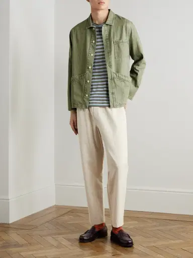 Folk Meyer Cotton Overshirt - Men | Thumbnail 2 Folk Meyer Cotton Overshirt - Men | Thumbnail 2
