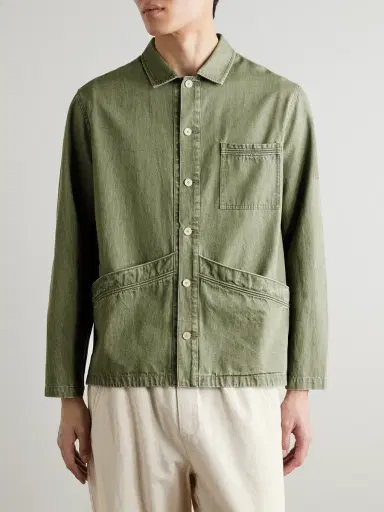 Folk Meyer Cotton Overshirt - Men | Thumbnail 3 Folk Meyer Cotton Overshirt - Men | Thumbnail 3