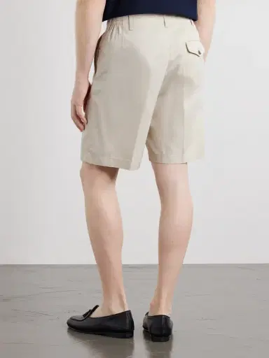 dunhill Straight-Leg Cotton-Gabardine Shorts - Men | Thumbnail 4 dunhill Straight-Leg Cotton-Gabardine Shorts - Men | Thumbnail 4