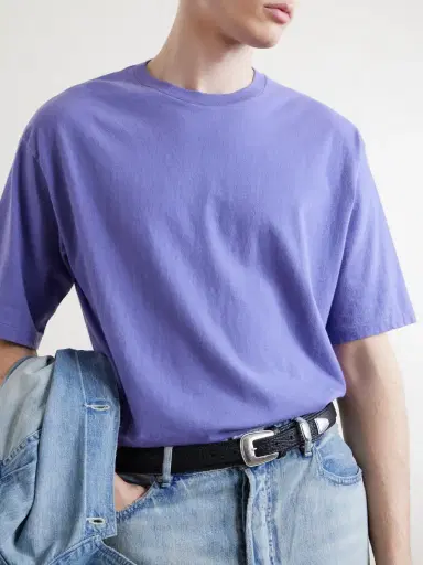 Auralee Organic Cotton-Jersey T-Shirt - Men | Thumbnail 5 Auralee Organic Cotton-Jersey T-Shirt - Men | Thumbnail 5