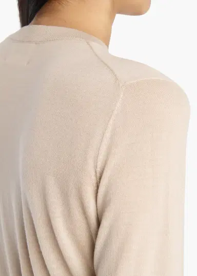 Khaite Tansy Cardigan In Sand | Thumbnail 6 Khaite Tansy Cardigan In Sand | Thumbnail 6