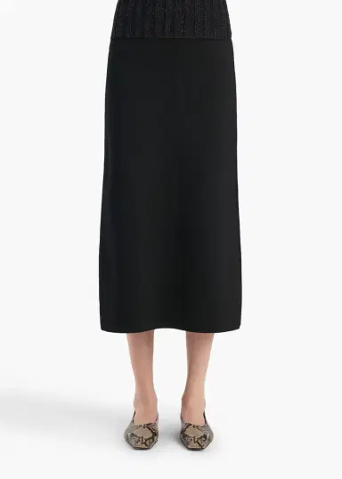 Khaite Petra Skirt In Black | Thumbnail 3 Khaite Petra Skirt In Black | Thumbnail 3