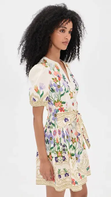 Shoshanna Tinsley Dress Lilac/Tangerine/Sand | Thumbnail 4 Shoshanna Tinsley Dress Lilac/Tangerine/Sand | Thumbnail 4