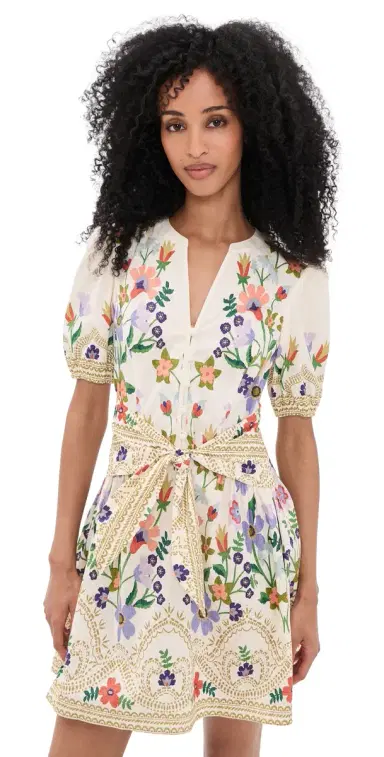 Shoshanna Tinsley Dress Lilac/Tangerine/Sand | Thumbnail 1 Shoshanna Tinsley Dress Lilac/Tangerine/Sand | Thumbnail 1