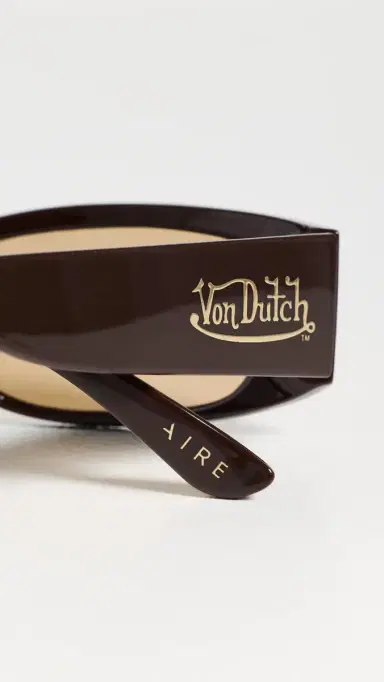 AIRE x Von Dutch Innocence Sunglasses Chocolate One Size | Thumbnail 5 AIRE x Von Dutch Innocence Sunglasses Chocolate One Size | Thumbnail 5