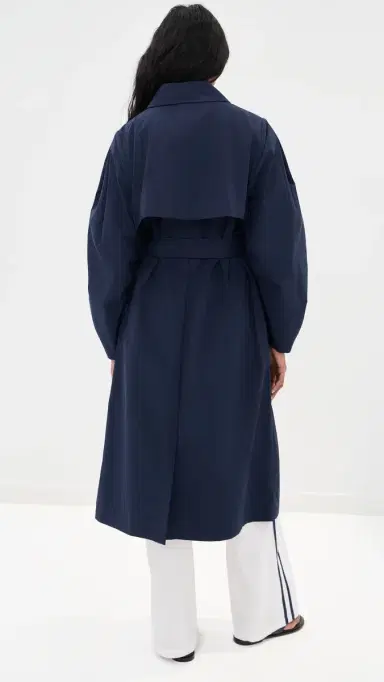 LE BOP Toby Trench Coat Maritime Blue | Thumbnail 3 LE BOP Toby Trench Coat Maritime Blue | Thumbnail 3