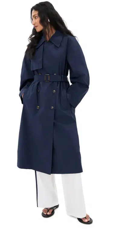 LE BOP Toby Trench Coat Maritime Blue | Thumbnail 1 LE BOP Toby Trench Coat Maritime Blue | Thumbnail 1