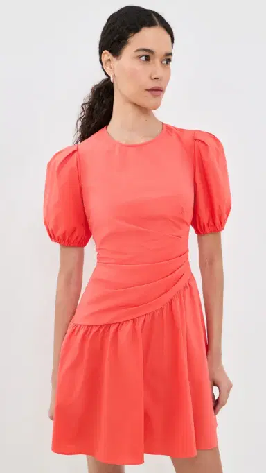 Shoshanna Milton Dress Tangerine | Thumbnail 2 Shoshanna Milton Dress Tangerine | Thumbnail 2