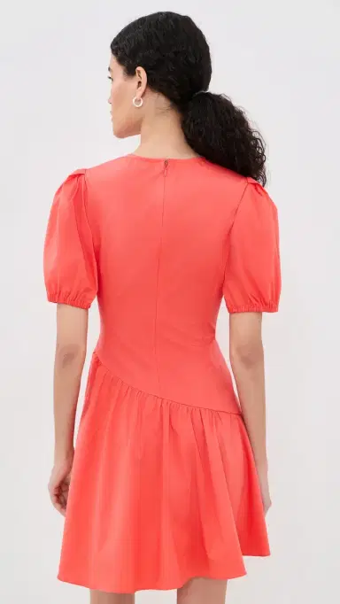 Shoshanna Milton Dress Tangerine | Thumbnail 3 Shoshanna Milton Dress Tangerine | Thumbnail 3