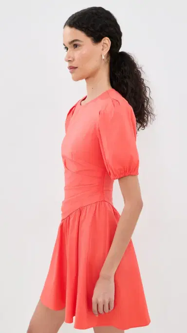 Shoshanna Milton Dress Tangerine | Thumbnail 4 Shoshanna Milton Dress Tangerine | Thumbnail 4