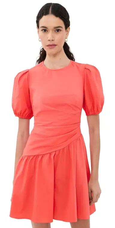 Shoshanna Milton Dress Tangerine | Thumbnail 1 Shoshanna Milton Dress Tangerine | Thumbnail 1