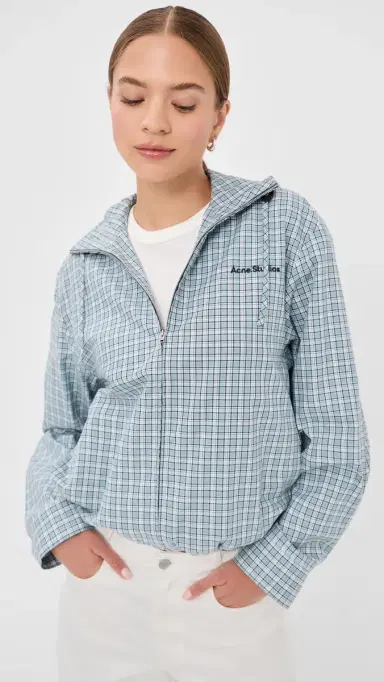Acne Studios Summery Check Jacket Blue/White 36 | Thumbnail 2 Acne Studios Summery Check Jacket Blue/White 36 | Thumbnail 2