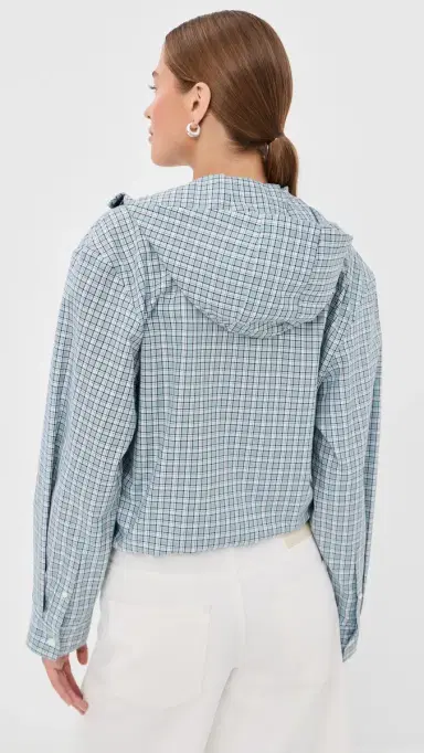 Acne Studios Summery Check Jacket Blue/White 36 | Thumbnail 3 Acne Studios Summery Check Jacket Blue/White 36 | Thumbnail 3